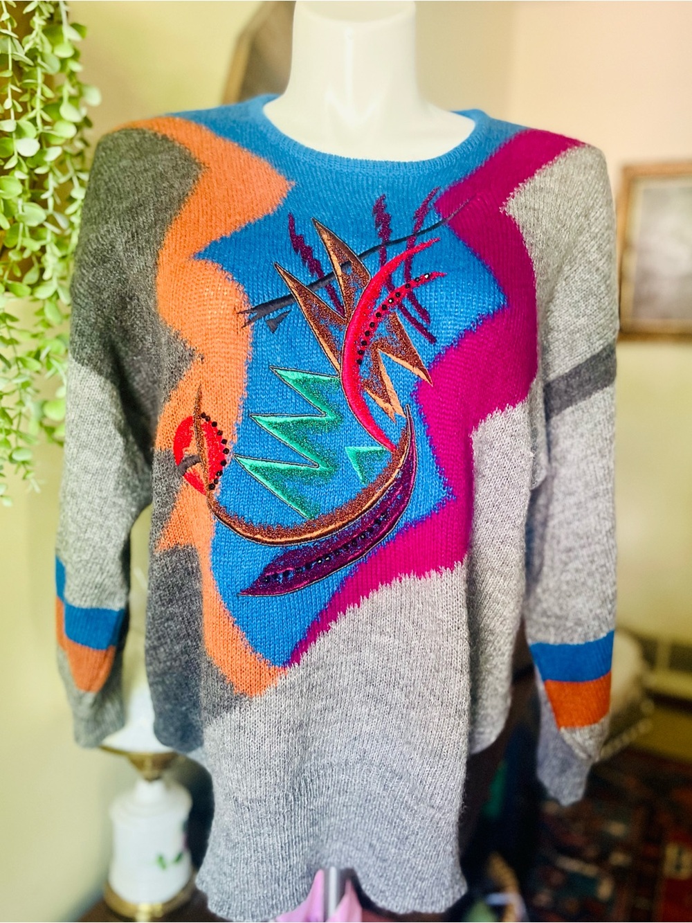 Vintage 1980s Escada Margaretha Ley sweater women’s size large